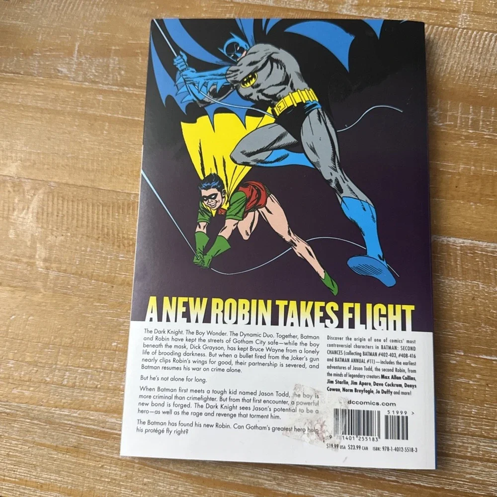 Batman: Second Chances (DC Comics September 2015) Paperback Rare Out Of Print